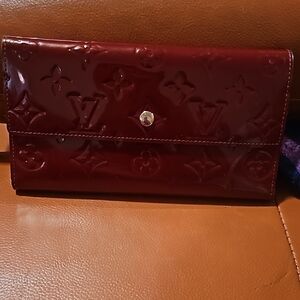 Louis Vuitton Burgundy Wallet